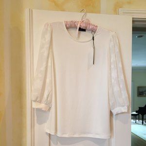 Elegant White Women's Top